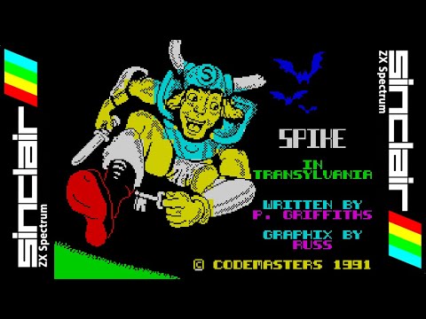 SPIKE IN TRANSYLVANIA (1991) Walkthrough, ZX Spectrum - YouTube