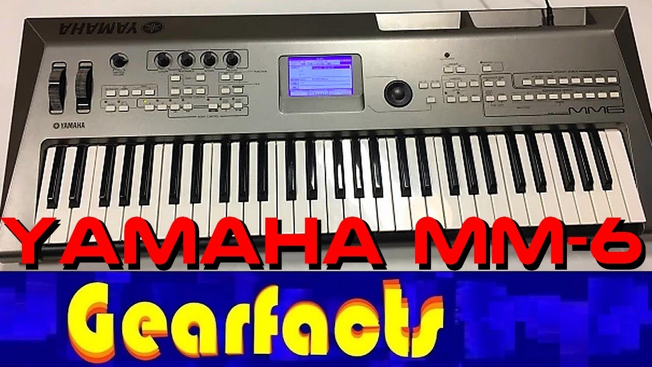Yamaha MM6 synthesizer sounds and features - YouTube