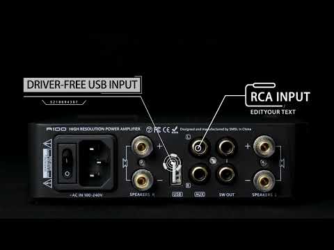 S.M.S.Lの新型アンプ『A100』解説 -SMSLの入門機: 「AtoD」 映像と音楽情報
