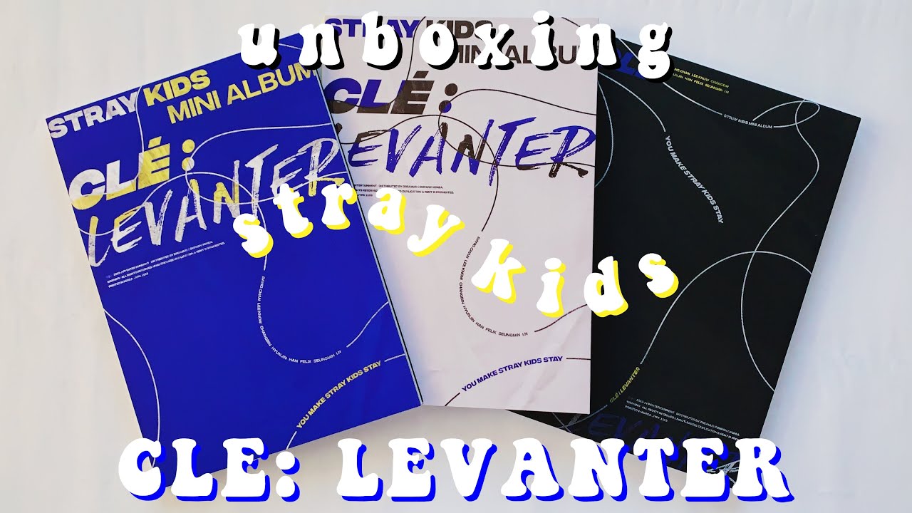 a cursed unboxing of stray kids ❝clé: levanter❞ (all versions