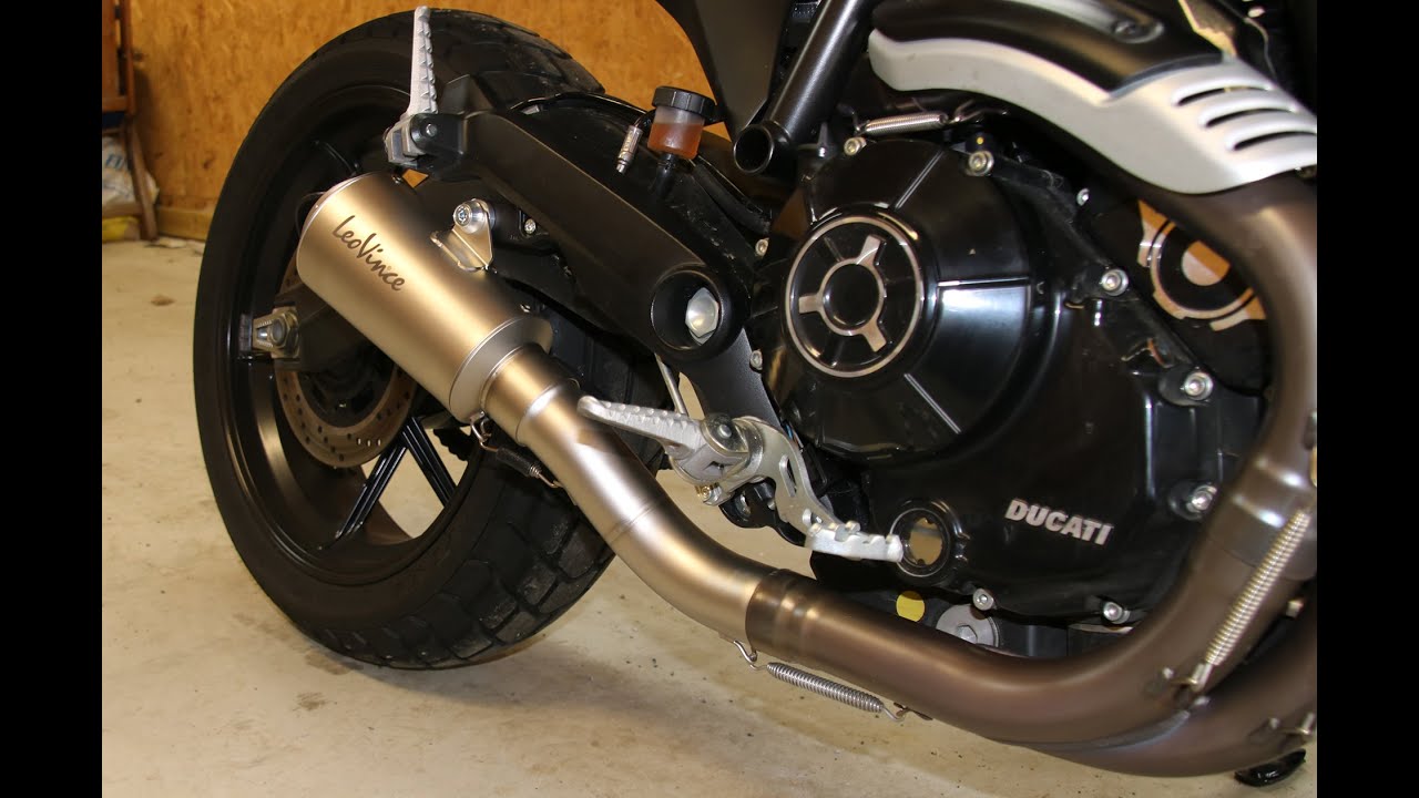 LeoVince LV 10 Exhaust: Install, Sound, Ride.- Ducati Scrambler
