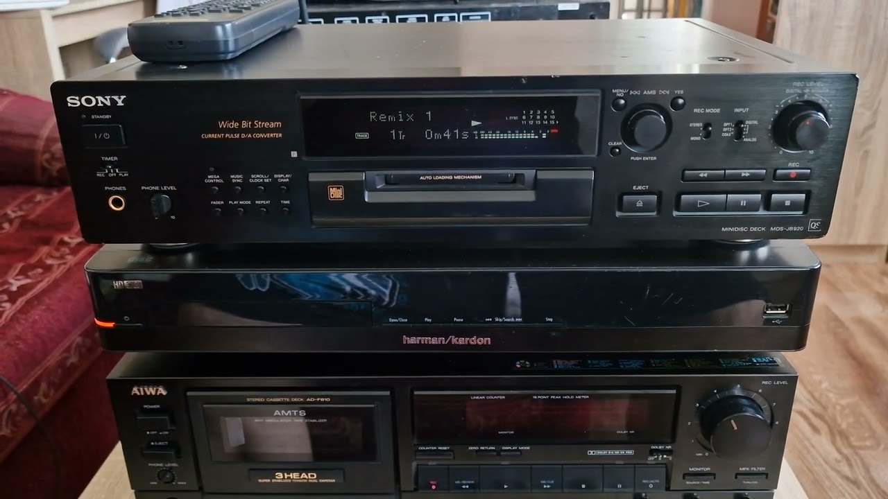 Sony mds-jb920 qs made in Japan 1998 - YouTube