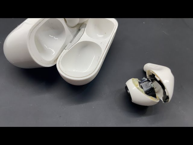水没】Airpods Pro 右耳だけ音がザーザーする修理 - YouTube
