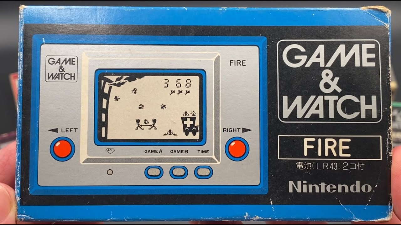 Nintendo Game & Watch - FIRE (RC-04) Unboxing and Gameplay - YouTube