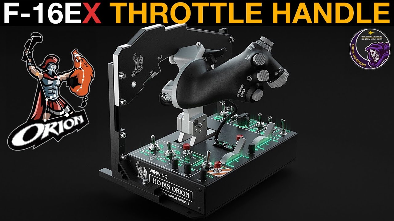 Product Review: Winwing Orion F-16EX Throttle (vid 2 of 3) - YouTube