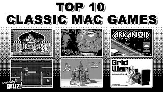 Top 10 Compact Mac Games! (Best 68k Mac Games for Macintosh Plus