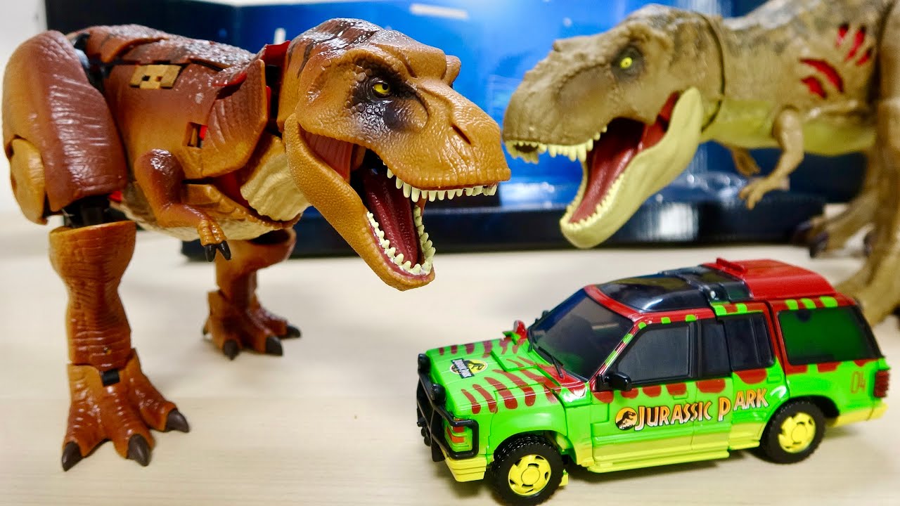 JURASSIC PARK × TRANSFORMERS 2パック TRANSFORMERS and JURASSIC