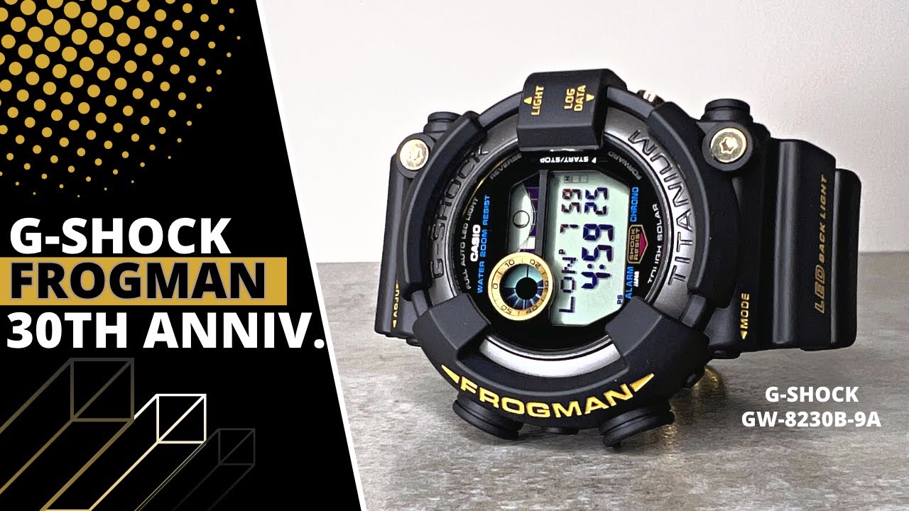 THE ALL NEW FROGMAN! | G-SHOCK GW-8230B-9A! - YouTube