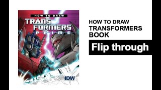How to Draw Transformers Book Flip Through - YouTube