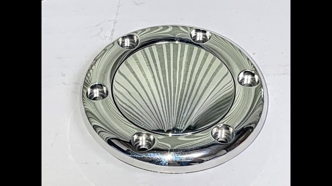 かっけ～～！！ アルミビレット ポリッシュ モモ用 ホーンボタン の