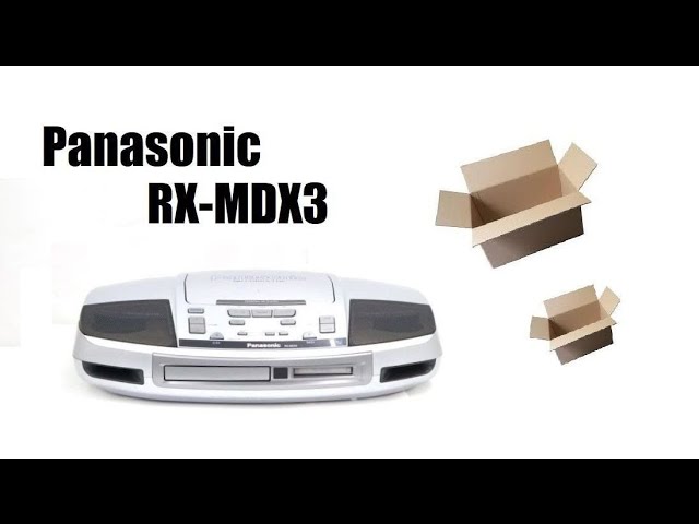 Panasonic RX-MDX3 (unboxing,device from Japan) 🇯🇵 - YouTube