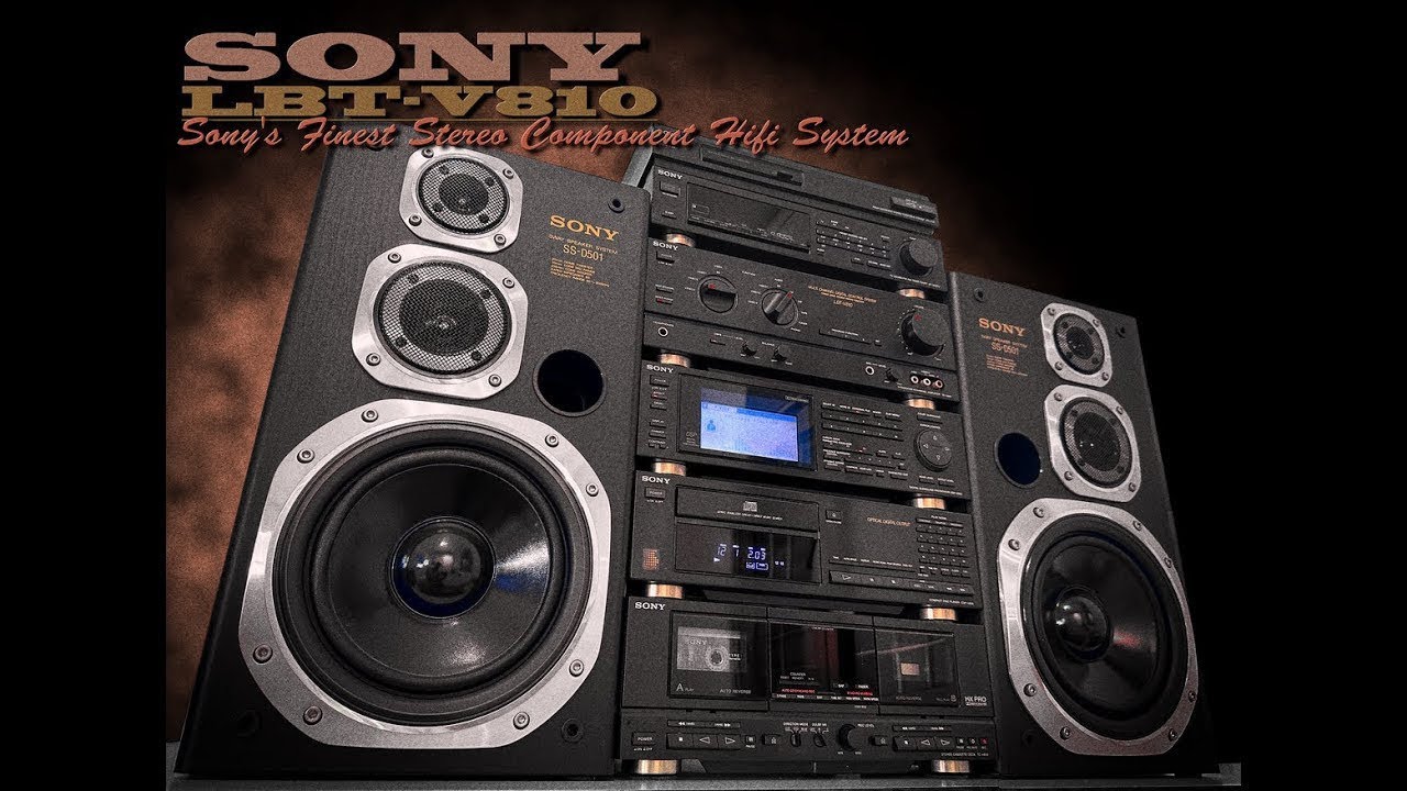 SONY LBT-V810 Japanese Vintage Flagship Stereo System Testing