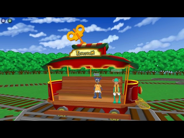 Toontown Rewritten: Trolley Tracks with Presto the Deer - YouTube