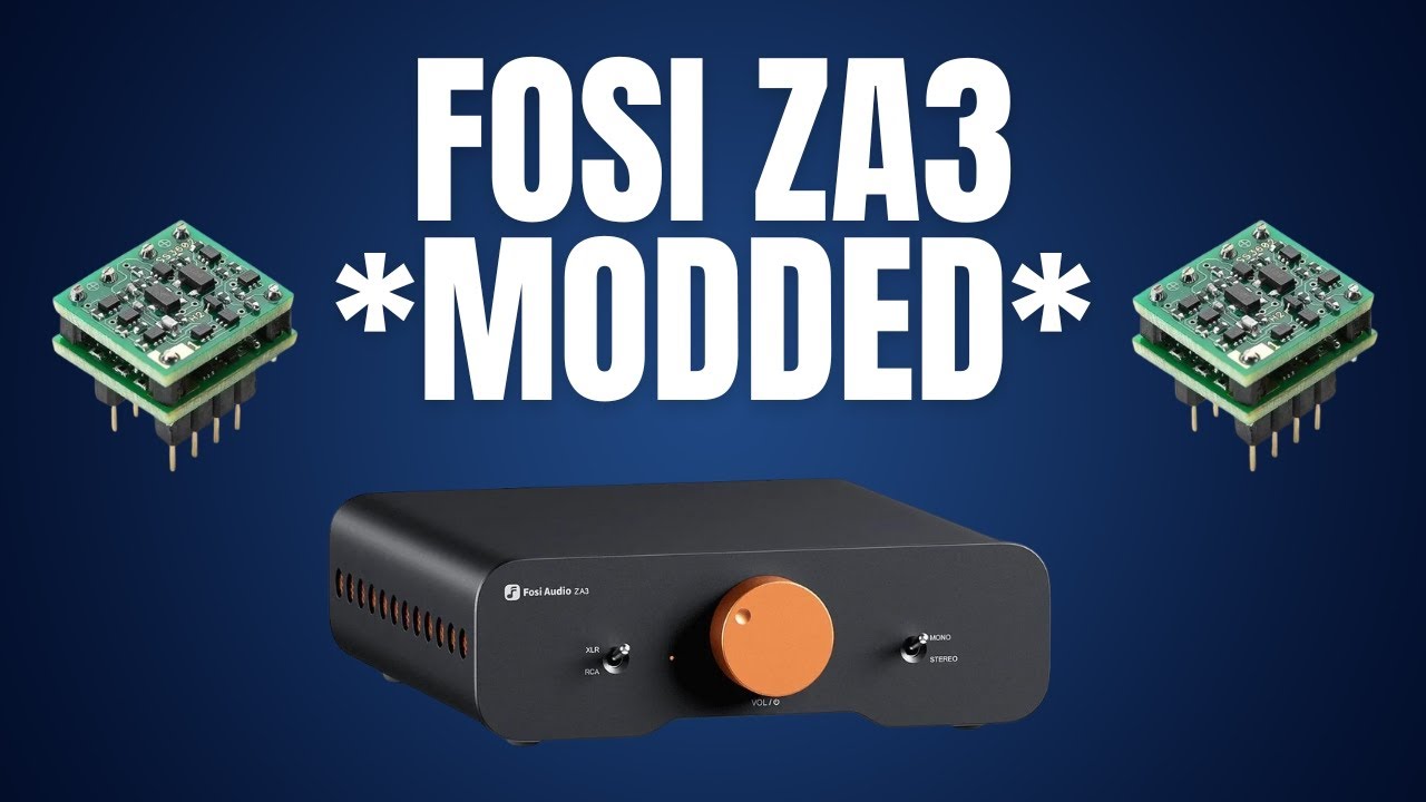 How to Mod your Fosi Audio ZA3: OP Amp Replacement - YouTube
