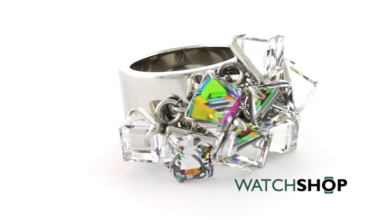 Swatch Bijoux Ladies' Stainless Steel Ring Size L Love Explosion