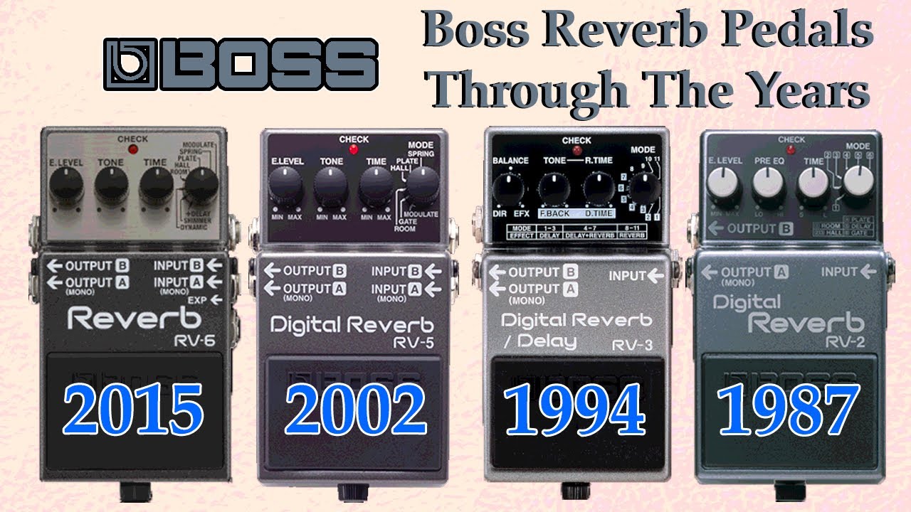 試奏動画】BOSS RV-2 Digital Reverb 【BOSS COMPACT PEDAL 100th