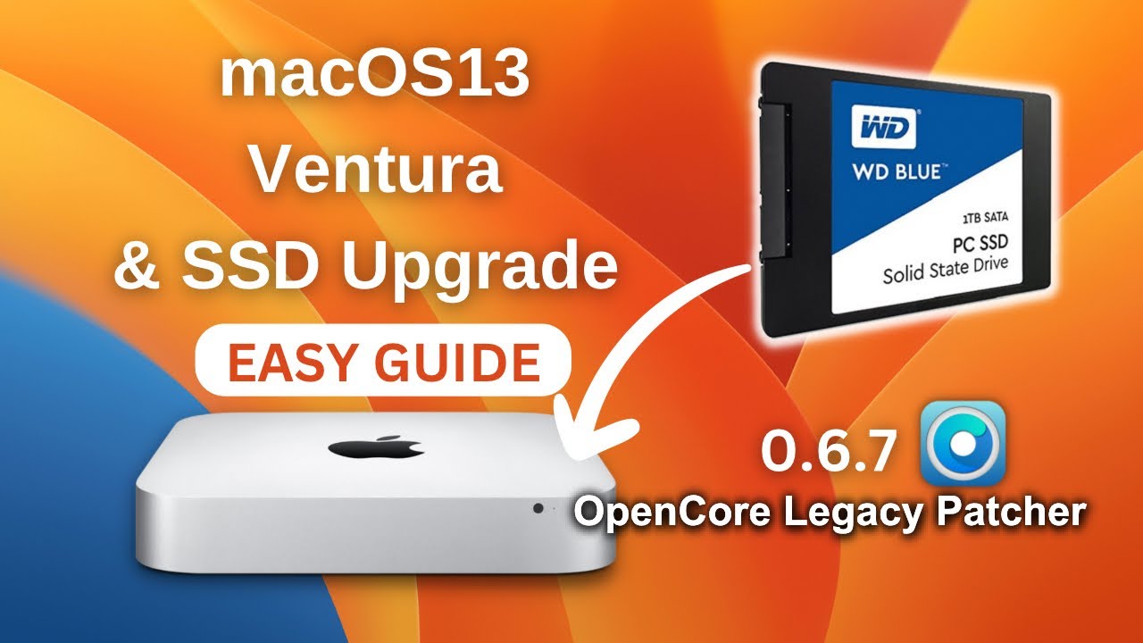 Mac Mini Late 2012 - macOS Ventura and SSD Upgrade - YouTube