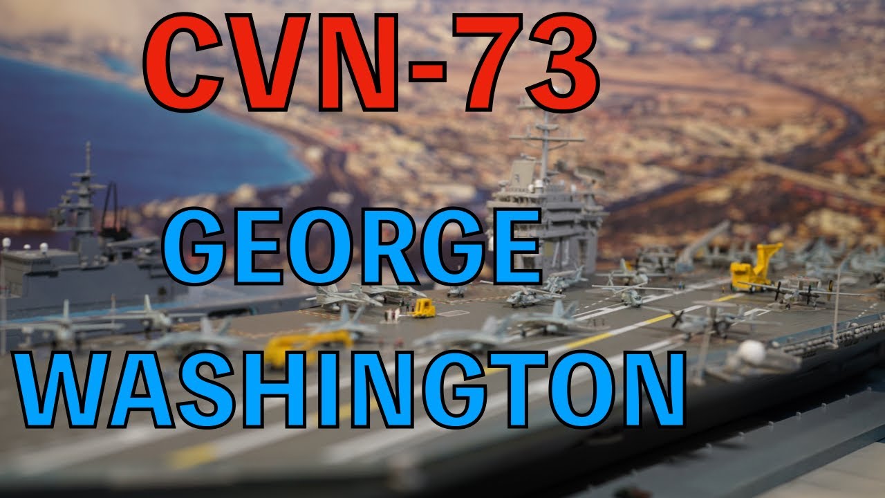 1/700 CVN-73 GEORGE WASHINGTON.made by PIT-ROAD/TRUMPETER.WATER