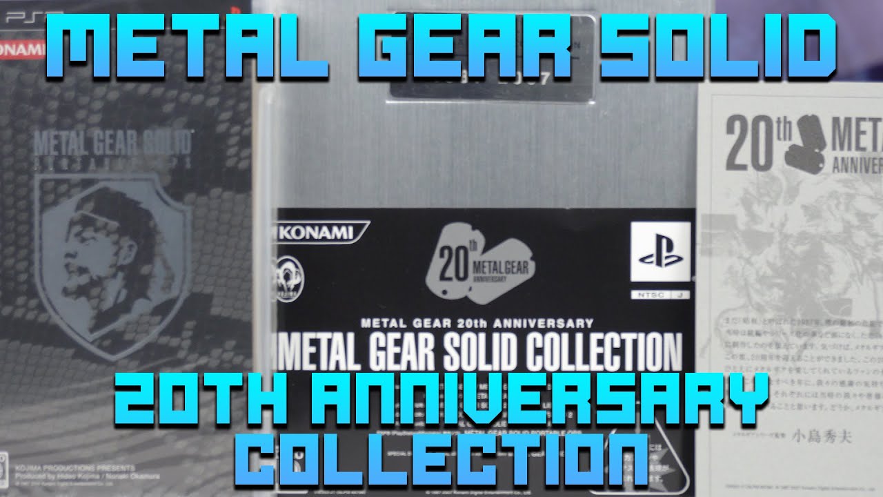 Metal Gear Solid Collection 20th Anniversary Unboxing | Two Retro