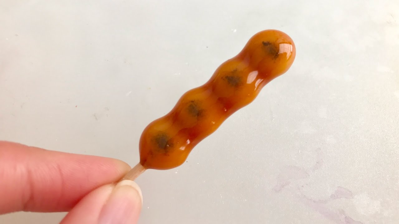 フェイクスイーツ みたらし団子の作り方 - YouTube