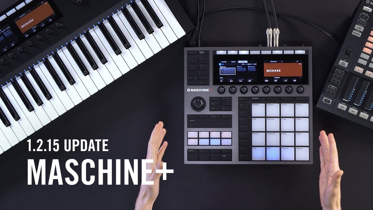 NATIVE INSTRUMENTS MASCHINE+ PLUS STANDALONE GROOVEBOX SAMPLER FOR