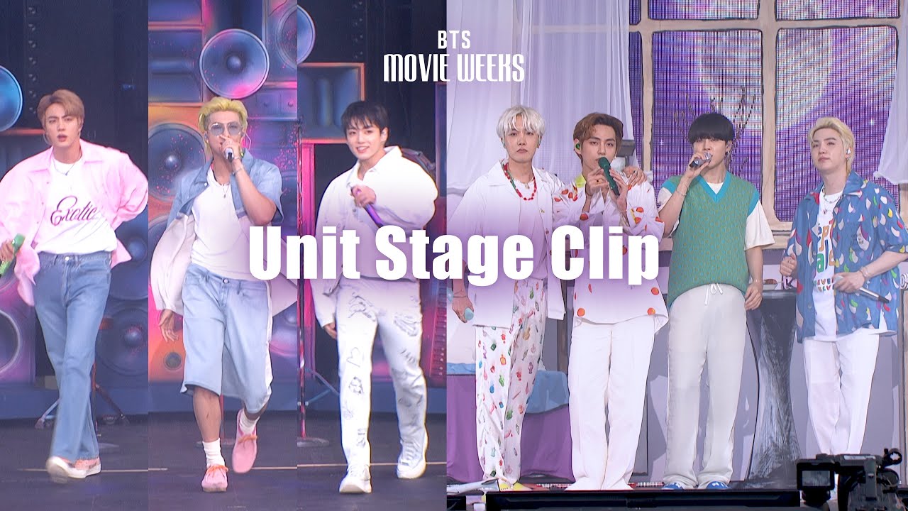 BTS MOVIE WEEKS' 2021 MUSTER SOWOOZOO Unit Stage Clip - YouTube