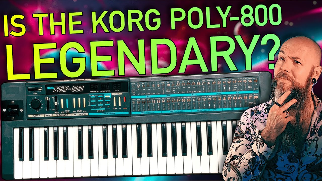 Is the Korg Poly-800 a Legendary Synthesizer? - YouTube