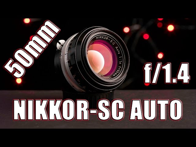 Nikkor SC Auto 50mm f/1.4 Review Vintage Nikon Lens - YouTube
