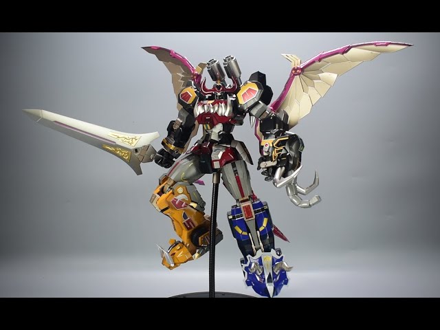 喜闻乐见又撞车，千值练恐龙战队大兽神KO版兽王模型G01大兽神玩具开箱