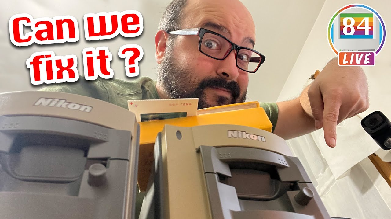 LIVE: Can we fix this Nikon Coolscan V ED (LS-50) film & slide