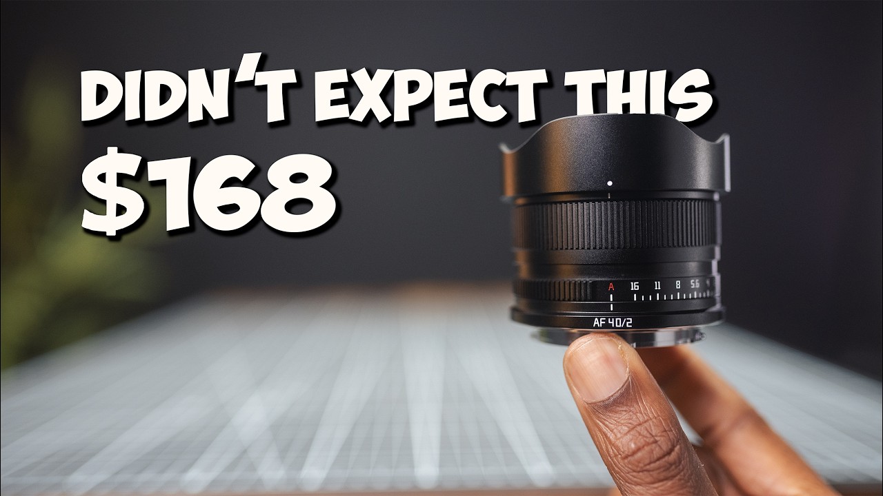 Shocked By This Lens - TTArtisan 40mm F2 L-Mount Review - YouTube