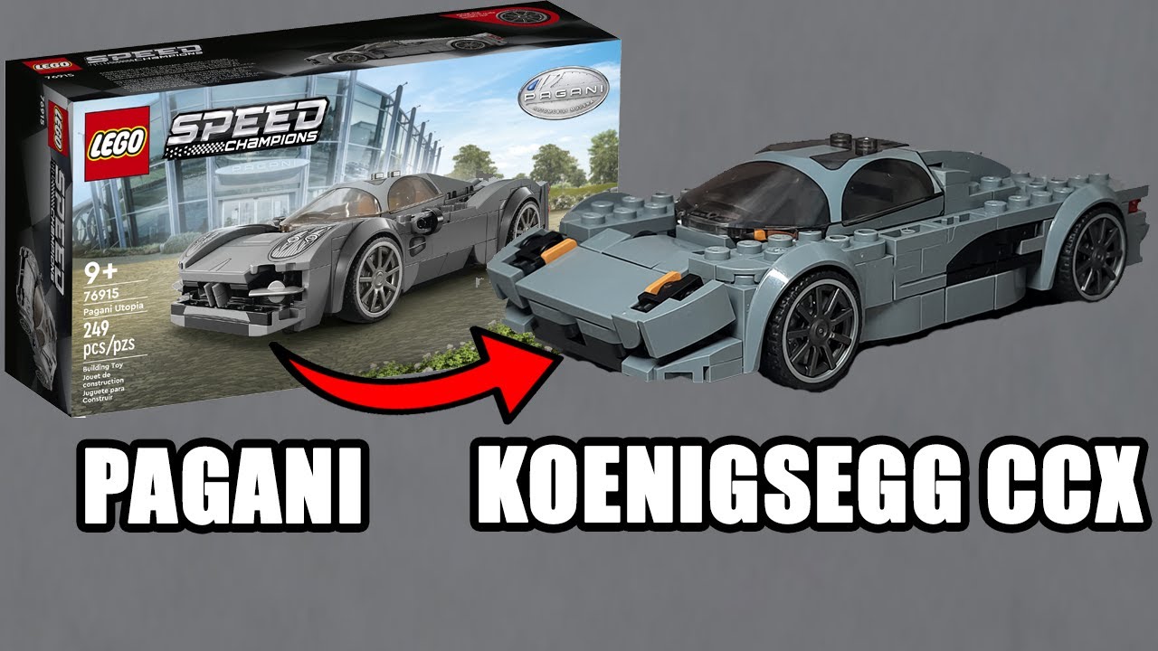 76915 Koenigsegg CCX - Lego Speed Champions Alternative MOC
