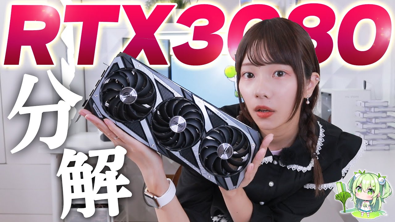 I disassembled the RTX3080 to paint the graphics card white. - YouTube