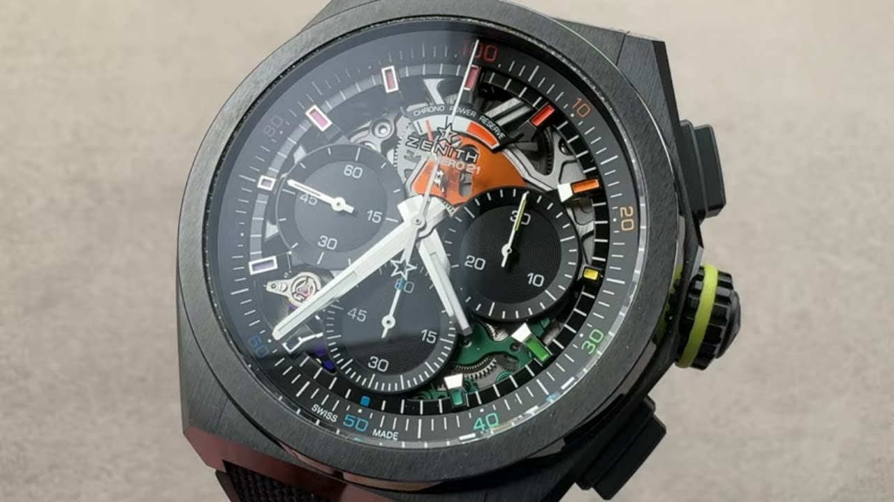 Zenith Defy 21 Chroma II Limited Edition Black Ceramic