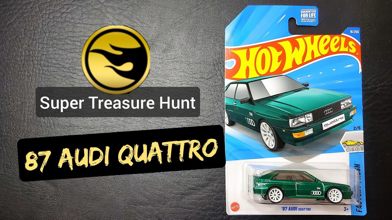 Hot Wheels Super Treasure Hunt Audi Quattro Review - YouTube