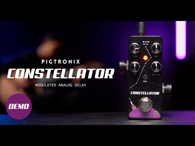 Pigtronix Constellator | Analog Delay | Official Demo - YouTube