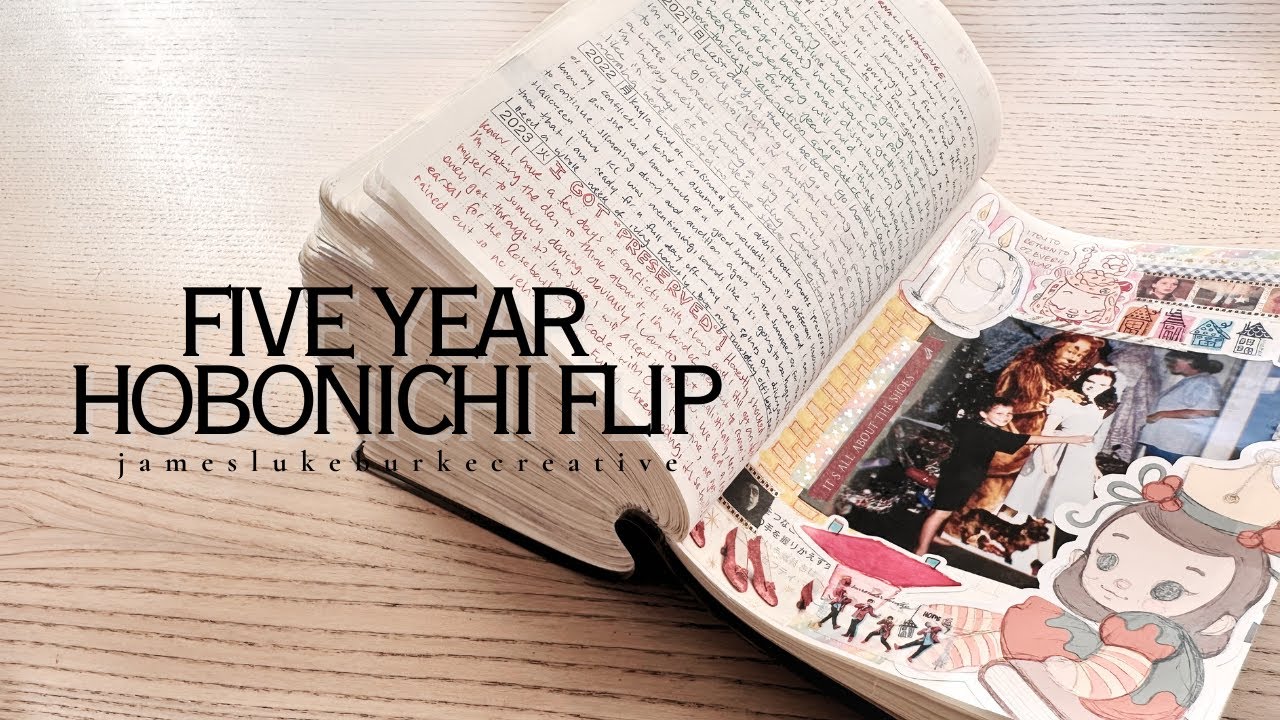 5 Year Hobonichi | COMPLETED JOURNAL FLIP Full Flip + Chat Part 7