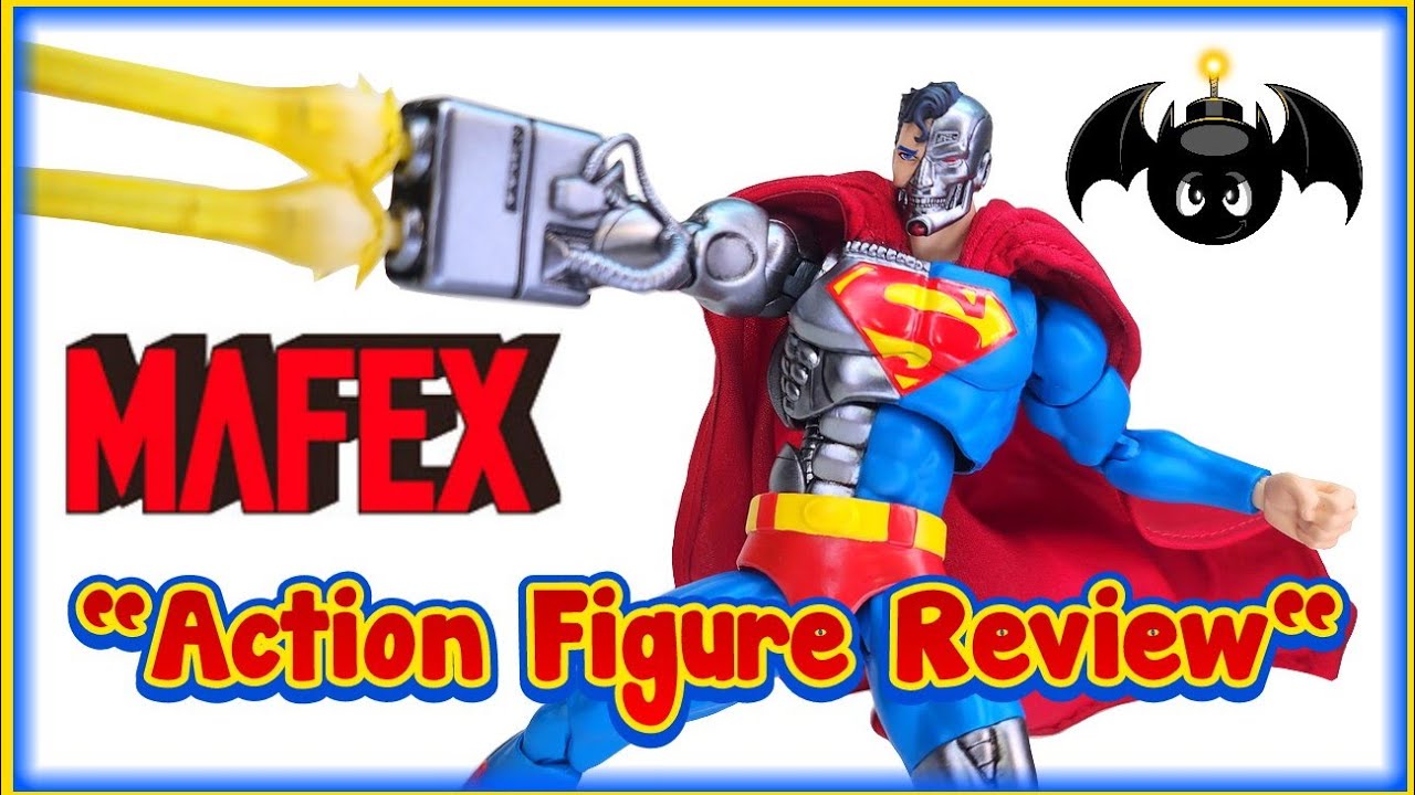 Medicom Mafex No. 164 Return of Superman, Cyborg Superman action