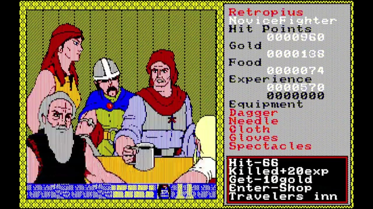 Xanadu: Dragon Slayer II (ザナドゥ) for the NEC PC-88 - YouTube