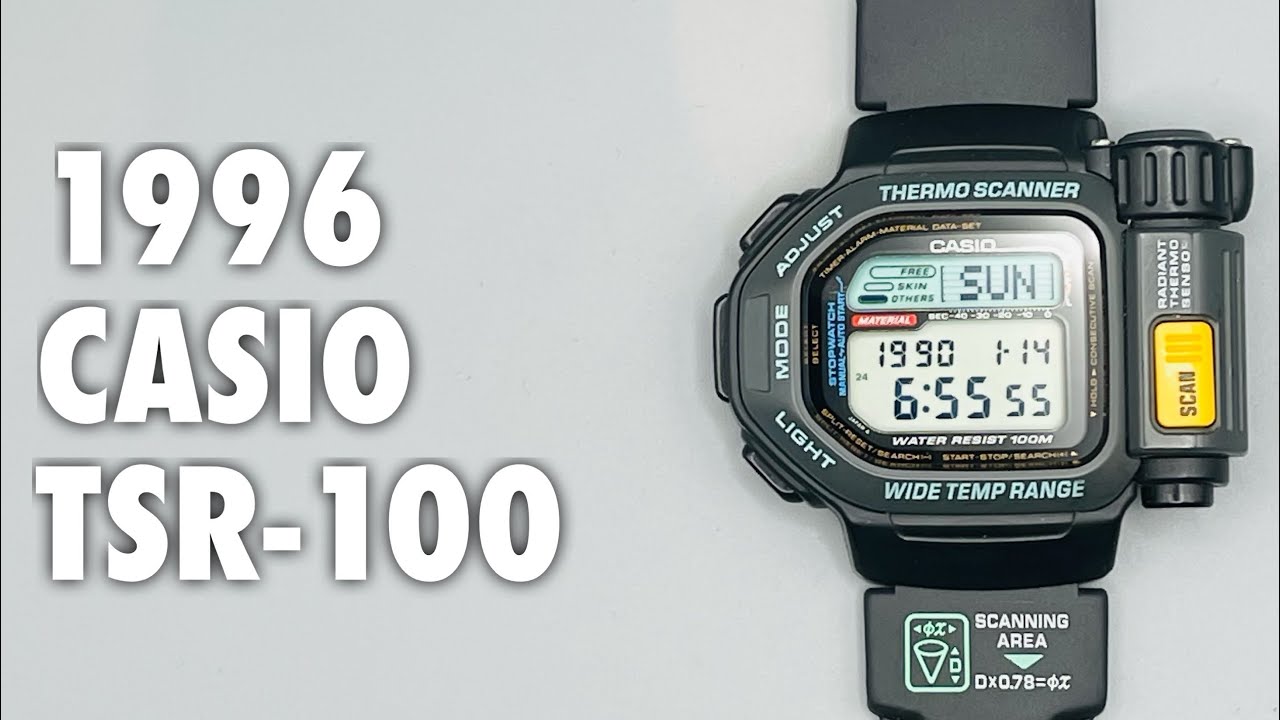 Stunning Casio TSR-100 measures the temperature of anything - YouTube
