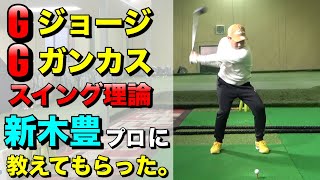 ジョージ・ガンカスのスイング理論を新木豊プロに教えてもらった