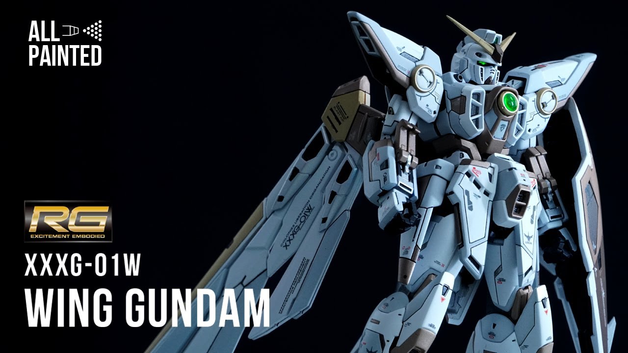 019 [Gunpla Fully Painted] RG WING GUNDAM - YouTube