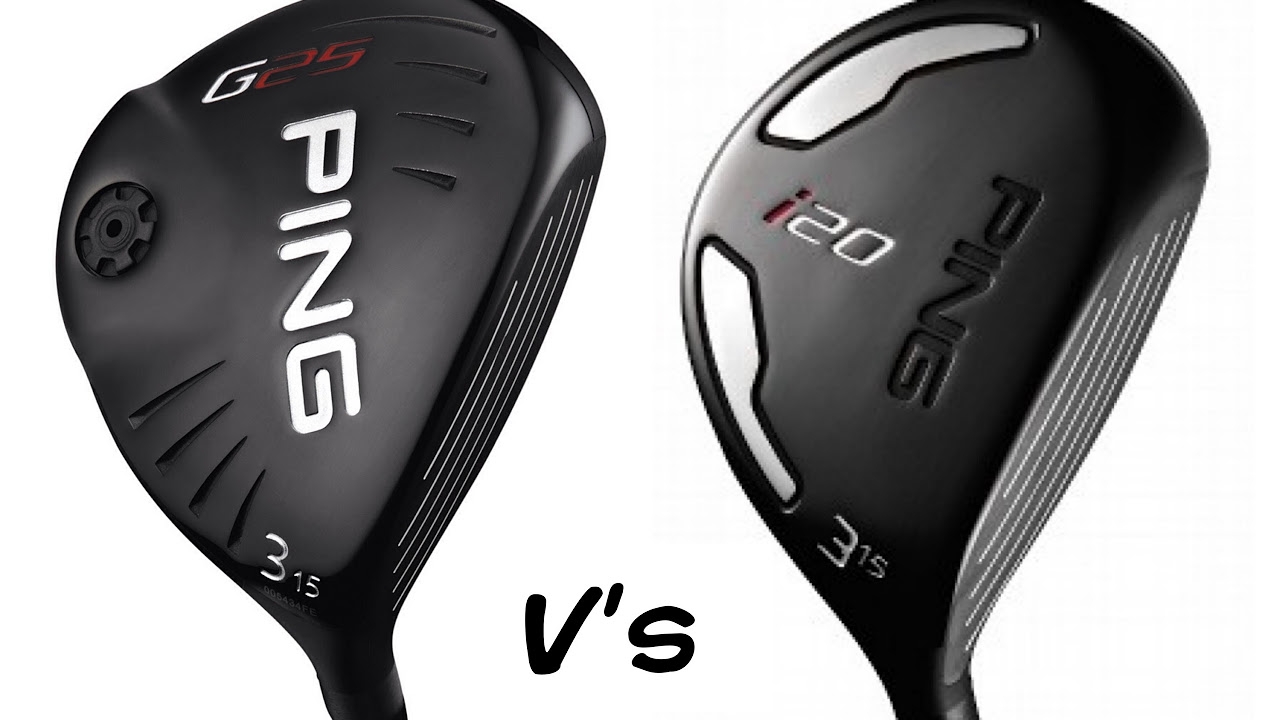 Ping G25 Vs Ping i20 3 woods - YouTube