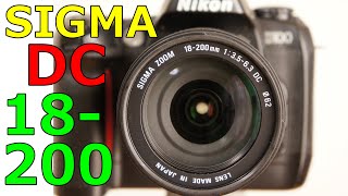ジャンクレンズ】3850円 シグマ高倍率 DC18-200mm F3.5-6.3 ニコン用
