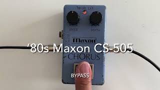 Maxon CS-505 Stereo Chorus - What To Know & Where To Buy | Equipboard