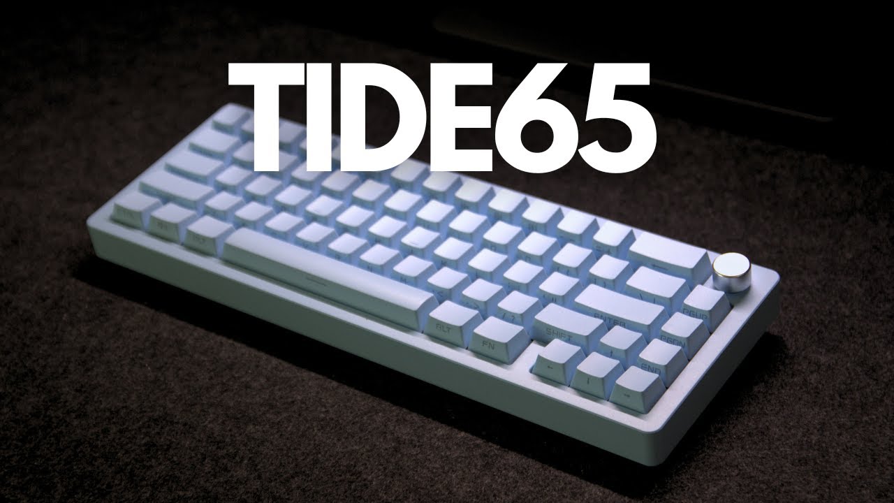 This pre-built aluminum keyboard is SO good | Epomaker Tide65