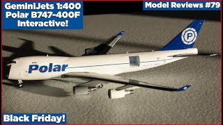 GeminiJets *INTERACTIVE* 1:400 Polar Boeing B747-400F! | Model