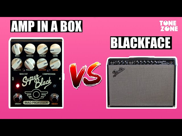 Mad Professor SUPER BLACK vs. VINTAGE Fender Blackface amp | Tone