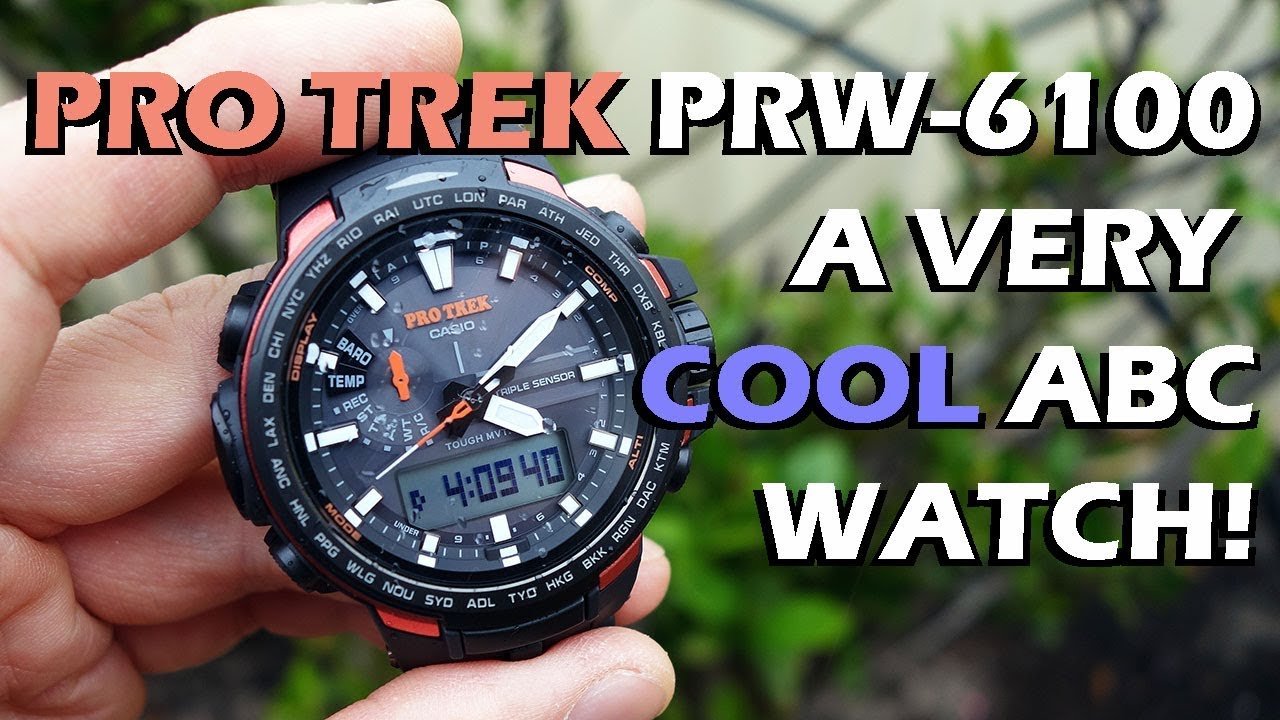 Casio Pro Trek PRW-6100 Review & Brief Comparison with Mudmaster