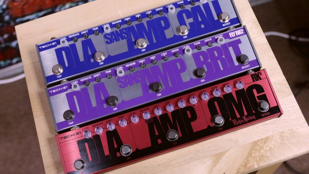 TECH 21 FLYRIG SHOOTOUT: Richie Kotzen RK5 vs BRIT vs CALI Flyrig